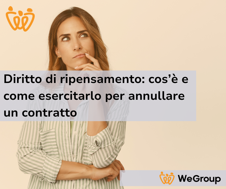 Diritto di ripensamento